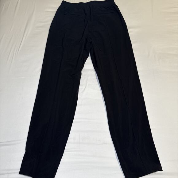 Athleta High Rise Front Seam Straight Pants Womens 6 Black Pockets Pull On EUC - Picture 12 of 14